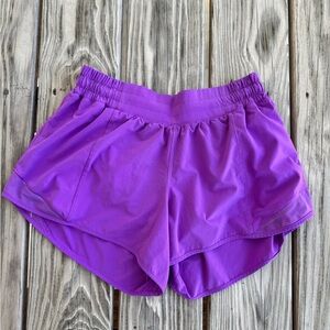 Lululemon Hotty Hot Women's Purple Athletic Shorts 8